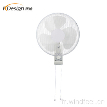 Ventilateurs muraux en plastique en plastique ABS blanc de 16 pouces